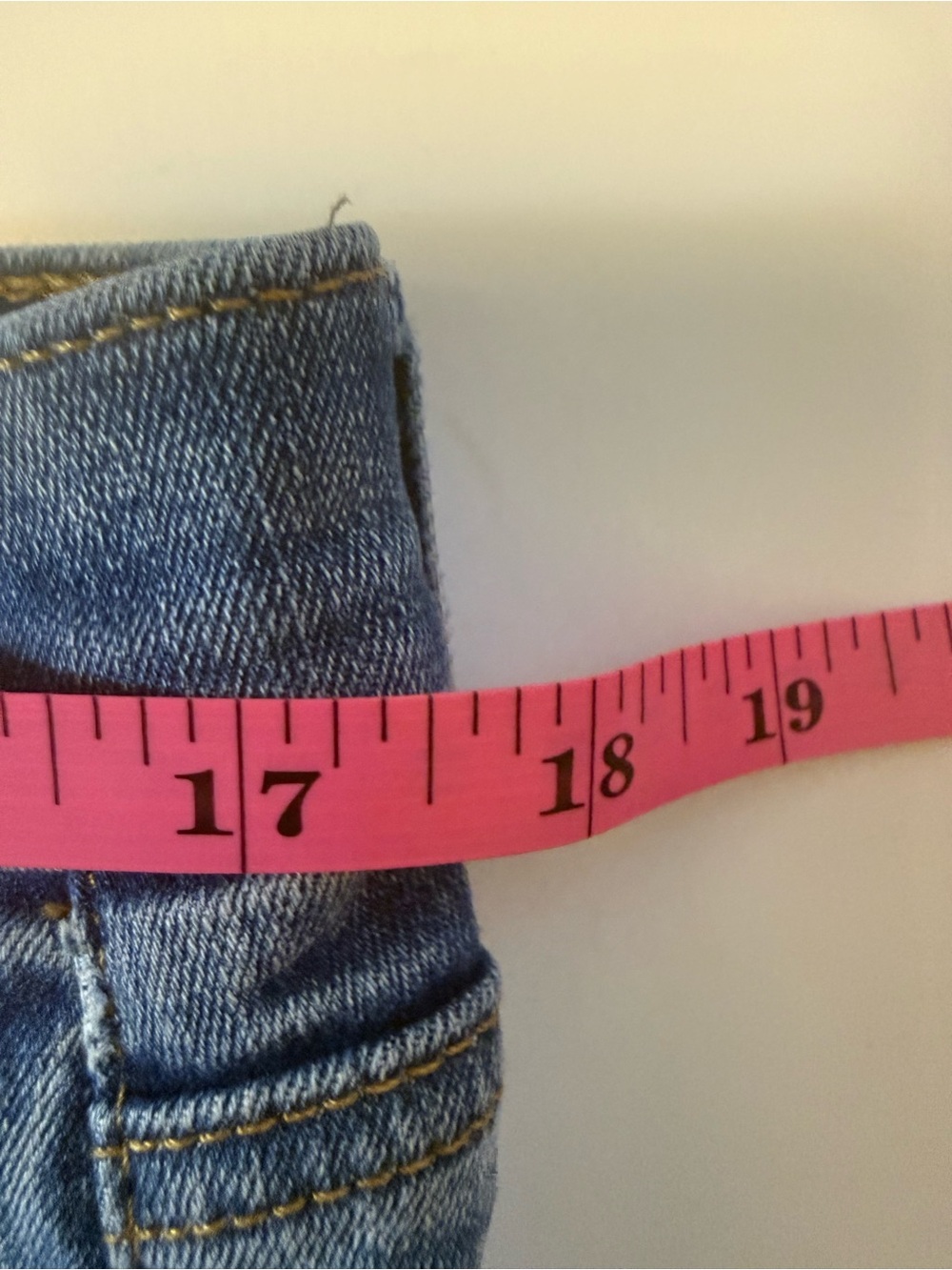 Gap Denim True Skinny Jeans Women’s 14/32 Medium Wash Raw Hem Button Fly Stretch - Picture 7 of 9